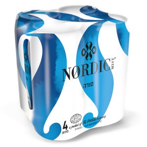 נורדיק מיסט רביעיית פחיות מי סודה 250 מ"ל